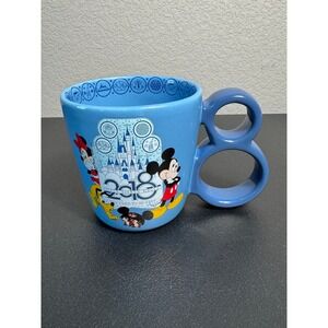 Walt Disney World 2018 Mug The Year to be Here Blue 8 Handle‎ Souvenir